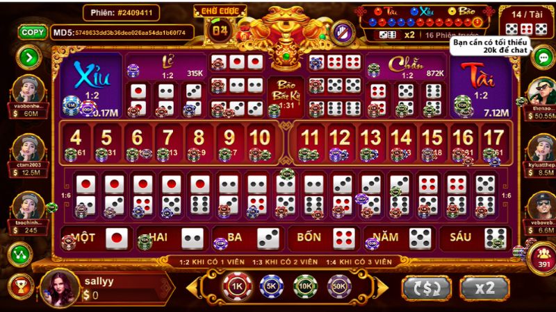 Sicbo Tài Phú MD5 Sunwin – Trò Xúc Xắc Công Bằng, Dễ Thắng Cho Người Chơi Mới